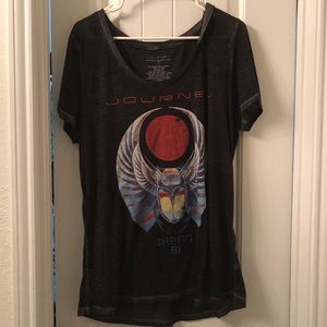 Black Graphic Women's Top